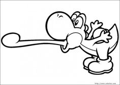 an image of mario coloring pages