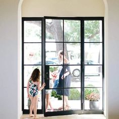 Custom Thermal Break Minimalist Forged Iron French Single Entry Door Single Entry Door, French Entry Doors, Entry Door With Sidelights, Wrought Iron Front Door, Single Entry Doors, Steel Frame Doors, Metal Front Door, Iron Front Door, Steel Front Door