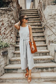 Lauren Kay Sims, Summer Wardrobe Essentials, Model Pose, Spring Look, Tie Waist Dress, Classic Wardrobe, Wide Leg Jumpsuit, Spring Summer Outfits