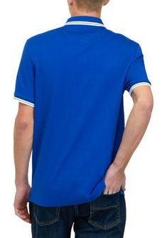 Crafted in soft cotton, this polo shirt from Michael Kors adds a hint of preppy style to your wardrobe. | Michael Kors Men's Greenwich Polo Shirt, X-Large Blue Casual T-shirt With Ribbed Collar, Casual Cotton Shirt With Ribbed Collar, Michael Kors Cotton Short Sleeve Tops, Casual Michael Kors Short Sleeve Tops, Casual Short Sleeve Michael Kors Tops, Casual Short Sleeve Tops By Michael Kors, Michael Kors Cotton Crew Neck Top, Michael Kors Casual Short Sleeve T-shirt, Casual Michael Kors Short Sleeve T-shirt