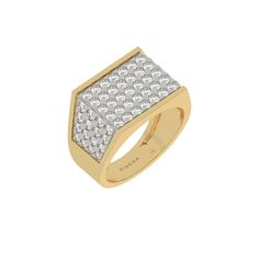 Shop 2.50 CT Natural Diamond Cluster Mens Multi Row Ring | Diagaa Modern Diamond Signet Ring, Modern Diamond Cut Signet Ring, Modern Three Stone Diamond Ring In Diamond White, Modern Three Stone Diamond White Ring, Modern Three Stone Diamond Ring, Gents Ring, Mens Gold Rings, Halo Earrings, Halo Earrings Studs