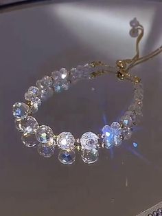 Crystal Bracelet [Video] [Video] in 2022 | Beaded jewelry, Beautiful jewelry, Crystal bracelets Bracelet Video, Bijoux Art Nouveau, Beautiful Bracelets, Pretty Colors, Beaded Bracelet Patterns, Beaded Bracelets Diy, Bead Jewellery, Crystal Bracelet, Beaded Jewelry Diy