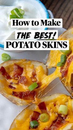 bacon and cheese stuffed potato skins with ranch dip