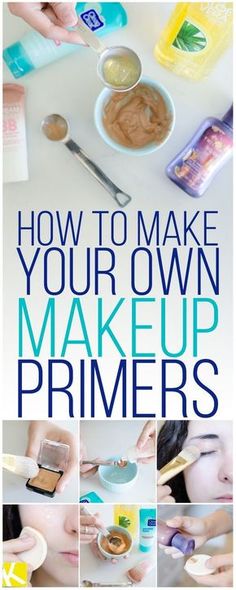 There are a lot of homemade face primers out there, but this one works best for me! Make Up Primer, Festival Make Up, Make Your Own Makeup, Homemade Beauty, The Krazy Coupon Lady, Homemade Face