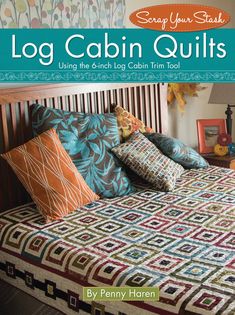 Log Cabin Quilts Quilt Pattern Book, Log Cabin Quilt Pattern, Log Home Decorating, Log Cabin Quilts, Quilt Stores, Log Cabin Quilt, Log Cabin Homes, Book Quilt, Cabin Homes