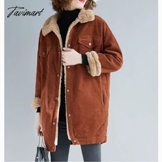 Brand Name: Tavimart Decoration: noneCraft\Technics: Natural ColorMaterial: Faux FurStyle: CasualStyle: Double-faced FurClothing Length: LongType: Wide-waistedCollar: Turn-down CollarClosure Type: zipperSleeve Style: RegularModel Number: ladies jacketsSleeve Length(cm): Fullfur coat: faux fur coatwinter coat women: coat womenwinter women: fur coat womenjaqueta feminina: casaco femininocoats and jackets women: jaket womensale methods: retail,drop shipping,retaildiscount: more pieces more discount Winter Brown Fur Coat With Pockets, Winter Khaki Outerwear With Corduroy Collar, Fall Khaki Outerwear With Corduroy Collar, Khaki Fall Outerwear With Corduroy Collar, Beige Winter Outerwear With Corduroy Collar, Beige Fur Coat With Pockets For Fall, Brown Outerwear With Corduroy Collar For Cold Weather, Women Fur Coat, Winter Faux Fur Coat