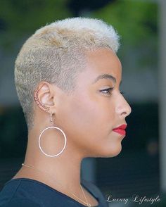 Cut by @stepthebarber  Model @bobbi_storm Found by @DJCwells Tapered Twa, Short Natural Haircuts, Twa Hairstyles, Mohawks