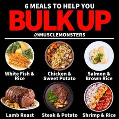 Meal Prep Weight Gain, Clean Bulking, Bulking Meal Plan, Bulking Meals, Diets For Picky Eaters, Top 10 Healthy Foods