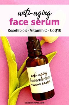 Easy to make, DIY anti-aging serum recipe formulated with vitamin C and coenzyme Q10. This homemade face serum is like vitamin C serum and anti-aging serum in one. Homemade Face Serum, Diy Face Serum, Diy Anti Aging Serum, Magical Bath, Face Serum Recipe, Serum Recipe, Diy Serum, Bed Spring, Anti Aging Face Serum