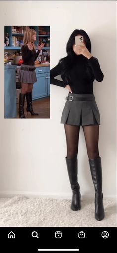 Female Bartender Outfit, Classy Alternative Outfits, Villain Era Outfits, Rachel Green Inspired Outfits, How To Accessorize An Outfit, Green Inspired Outfits, Venus Outfits, Cruise Fits, Kneehigh Boots