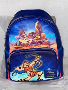 From Zero To Hero, Zero To Hero, Disney 50th Anniversary, Disney Hercules, Mount Olympus, Disney Bound Outfits, Modern Bag, Loungefly Bag, Stylish Backpacks