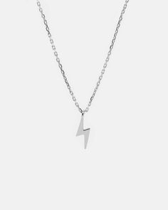 Our gorgeous lightning bolt necklace shows you mean business and sparkles on a gorgeous chain. Lightning bolts are known to represent power strength and intelligence, we just think they are pretty but it's nice to know your jewelry represents you! Handcrafted in solid 925 sterling silver. ___________________________________ D E T A I L S :▪ Pendant Height 13mm▪ Solid 925 Sterling Silver Necklace▪ Hypoallergenic▪ Shipped from Berlin▪ Orders to the US - No Customs Fees Upon the Delivery___________ Lightning Necklace, Lightning Bolt Necklace, Lion Pendant, Lightning Bolts, Birthday Gifts For Best Friend, Everyday Necklace, Coin Necklace, Lightning Bolt, Coin Pendant