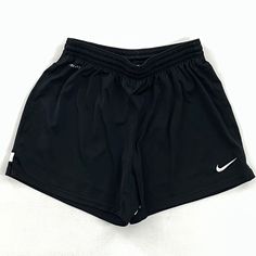 Nike Dri-Fit Mens Athletic Shorts Black Elastic Waist Lined Stretch Mid Rise M Measurements Waist: 24” stretch Rise: 9.5” Inseam: 4.5” Pant leg opening: 12” Weight: 4.5oz Brand: Nike Color: Black Size: M Style: Athletic Material: 100% Polyester Closure: Elastic Waist Inseam: 4.5 In Sold as pictured. Thanks for looking! Free Shipping and 60 Day free returns! This listing was easily created using the SellHound Posting App! Cute Shorts For School, Nike Clothes Women, Black Shorts Athletic, Shorts For School, Black Shorts Women, Nike Shorts Outfit, Cute Black Shorts, Black Workout Shorts, Mens Athletic Shorts