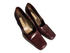 "Nickels Womens Low Block Heel Square Toe Pump, Cognac Brown Leather,7.5 M Easy going elegance. The classic all-day pump with a modern square toe and easy slip on fit so you can move freely throughout your day and night. Get there beautifully. Heel: 3\" Width: 3\"" Classic Pumps, Low Block Heels, Modern Square, Easy Going, Womens Heels, Women's Pumps, Cognac, Shoes Women Heels, Block Heels