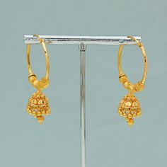 Discover the allure of Handmade Gold Jewelry at https://morvijewels.etsy.com/   Get a dazzling 25% off on all our 22k and 18k gold pieces. Don't miss out on this limited-time offer. Shop now and embrace the radiance of gold! Pure Handmade Beautiful yellow gold Hoop Bali earrings  Gold Purity- 22k yellow Gold Full Length - 4.5 cm Full Width - 2.6 cm Weight: 7.46 grams approx Click here  https://morvijewels.etsy.com/    to get more discount and offers Happy to take wholesale bulk orders. Bali Earrings Gold, Indian Gold Earrings, Gold Bali, Earrings Huggies, 22k Gold Earrings, Gold Hoop Earring, Pure Gold Jewellery, Bali Earrings, Handmade Gold Jewellery