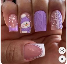 Christmas Nails Kids, Christmas Nails For Kids, Kids Christmas Nails, Santa Nails, Cute Nail Art Designs, Christmas Nails Acrylic, Nails For Kids