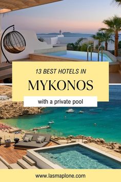 the best hotels in mykonos with private pool