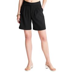 Nwt Relaxed Trouser Shorts By Future Collective W/ Alani Noelle, Size 8 Style & Fit: Made From Soft, Lightweight Fabric With Stretch Mid-Rise Waist W/ Fly Zipper 2 Side Pockets Inseam Length: 9” Garment Length: Hits Above The Knee High Waist Bermuda Shorts For Work, Trendy Shorts For Workwear, Chic Pants With Short Inseam For Day Out, Chic Relaxed Fit Bottoms With Short Inseam, Chic Relaxed Fit Shorts With Short Inseam, Summer Workwear Bottoms With Short Leg, Chic Relaxed Fit Short Bottoms, Summer Workwear Short Bottoms, Summer Workwear Bottoms With Short Inseam