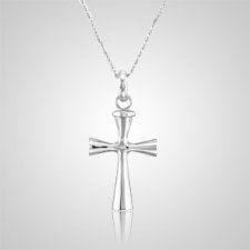 My Cross Keepsake Pendant Cremation Necklaces, Religious Symbols, Infinity Symbol, Rosary Beads, Cremation Jewelry, Family Memories, Drops Design, Silver Necklace, Sterling Silver