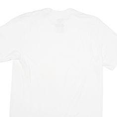 Item is in good used condition. >Size: M >Armpit To Armpit: 19" >Armpit To Cuff: 4" >Collar To Hem: 31" Casual White Top For Skateboarding, Sporty Skateboarding Tops With Logo Print, Cheap White Sports T-shirt, Casual White T-shirt For Skateboarding, Athleisure Pre-shrunk Streetwear T-shirt, White Casual T-shirt For Skateboarding, Casual White Skateboarding T-shirt, Urban Style White T-shirt For Skateboarding, White Moisture-wicking T-shirt For Sports