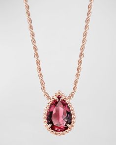 Boucheron Necklace, Boucheron Serpent Boheme, Boucheron Jewelry, Garnet Pendant, Garnet Jewelry, Rhodolite Garnet, Necklace Necklace, Small Pendant, Necklace Length