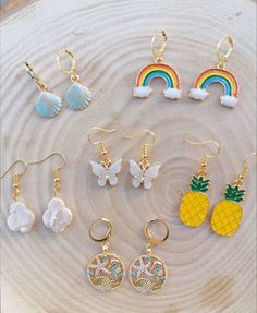 Diy Aesthetic Earrings, Diy Aretes Aesthetic, Earrings Photography Ideas, Aros Aesthetic, Aretes Aesthetic, Photography Earrings, Preppy Jewelry, Diy Jewelry Unique