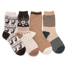 Pull on MUK LUKS Women's Holiday Boot Socks for all day warmth and comfort in fun, seasonal patterns! These cozy boot socks are the perfect luxurious touch for cold weather outfits, and you'll stay comfy all day thanks to their flexible fit. Machine wash on gentle cycle, no bleach, tumble dry low heat. Multiple colors and patterns in each pack 4 pair pack 64% Polyester, 32% Acrylic, 3% Wool, 1% Spandex Holiday Boots, Wedge Dress Shoes, Cabin Socks, Summer Clearance Sale, Summer Sock, Weather Outfits, Holiday Socks, Cozy Boots, Suede Slippers