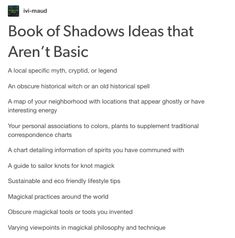 Book Of Shadows Ideas, The Book Of Shadows, Book Of Shadow