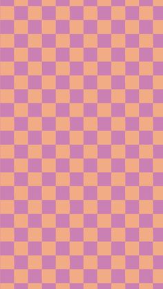 an orange and pink checkerboard pattern that looks like it has been made into a wallpaper