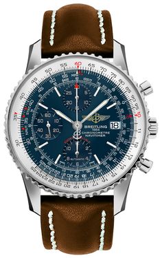 A1332412/C942/437X/A20BA.1 BREITLING NAVITIMER HERITAGE MEN'S LUXURY WATCH FOR SALE Usually ships within 3 months | View In Stock Breitling Watches Store Display Model (What's This?) - Free Overnight Shipping - With Manufacturer Serial Numbers - Swiss Made - Aurora Blue Dial - Date Feature - Chronograph Feature - Slide Rule Feature - 42 Hour Power Reserve - Breitling Caliber 13 - Vibrations Per Hour: 28,800 - Jewels: 25 - Self-winding Automatic Movement - 6 Year Warranty - Guaranteed Authentic - Certificate of Authenticity - Manufacturer Box & Manual - Polished Stainless Steel Case - Brown Leather Strap - Scratch Resistant Sapphire Crystal - 30 Meters / 100 Feet Water-Resistant - 42mm = 1 5/8" Case, 7" Adjustable Strap - Screw Down Case Back - Bidirectional Rotating Bezel - Luminescent Han Breitling Watches Mens, Fresh Clothes, Mens Watches Popular, Breitling Watches, Best Watches, Wristwatch Fashion, Watch Review, Best Watches For Men, G Shock Watches