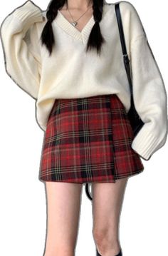 Trendy School Skirt For Fall, Trendy Fall Skirt For School, High Waist Skirt For School In Fall, Trendy Winter School Skirt, Trendy Winter Skirt For School, Trendy High-waist Plaid Skort, Trendy Plaid High-waist Mini Skirt, Trendy High Waist Plaid Skort, Preppy School Skirt For Fall