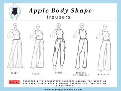 Apple Body Shape Neckline, Skirt For Apple Body Shape, Oval Body Shape Outfits For Women, Outfits For Oval Body Shape, Apple Shape Trousers, Round Shaped Body Outfits, Dress For Oval Body Shape, Apple Shape Autumn Outfits, Apple Shape Pants Outfit