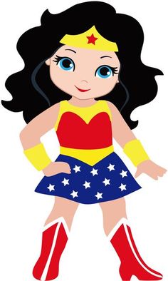 a cartoon girl dressed as wonder from the animated tv show, dc super hero girls