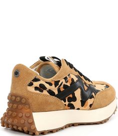 Steve Madden Campo-L Leopard Calf Hair Mixed Media Retro Sneakers | Dillard's Animal Print Sneakers Outfit, Women's Sneakers, Leopard Print Nikes, Leopard Print Shoes Outfit, Leopard Shoes Outfit, Cute Running Shoes, Leopard Print Boots, Leopard Print Sneakers, Leopard Sneakers