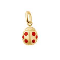 Gigi Clozeau - Ladybug Poppy Pendant, Yellow Gold Ladybug Ring, Poppy Jewelry, Ladybug Ring Jewelry, Poppy Flower-shaped Jewelry Gift, Ladybug Necklace, Poppy Color, Charm Rings, Family Celebrations, Nature Inspired Design