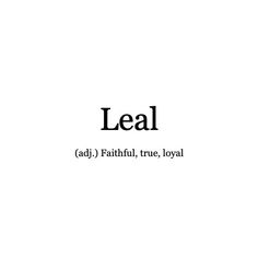 the word leal is written in black and white with an image of a tree