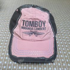 Nwot Miranda Lambert Tomboy Distressed Baseball Hat. One Size Fits Most, Brand Is Otto Adjustable Distressed Pink Hat, Distressed Pink Hat One Size, Distressed Pink Hat One Size Fits Most, Pink Distressed Cap, Distressed Pink Hat, Pink Distressed Hat, Distressed Hat, Miranda Lambert, Baseball Hat