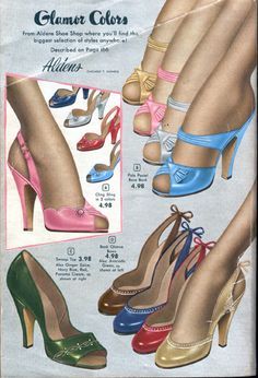 vintage schoenen Aldens Catalog, 1950s Shoes, Alden Shoes, 1940s Shoes, Shoes Ads, Look Retro, Fashion 1950s, 1940s Fashion, Moda Vintage