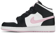 For the Legend In You Jordan has crafted yet another masterpiece for kids. The Jordan 1 Mid GS Banned is the ultimate footwear to have featuring dark colorways of black and deep-red. The design is simple yet elegant to make it the perfect pair to any look. The sneaker also features the signature details of the Air Jordan 1 to give a premium feel. Bring home only the best for your kid with the Jordan 1 Mid GS Banned. Campus Adidas, Air Jordan 1 Mid White, Nike Jordan 1 Mid, Jordan 1 Mid White, Air Jordan 1 Mid Gs, Digital Wardrobe, Sneakers Vans, Jordan 1 High Og, Air Jordan 3