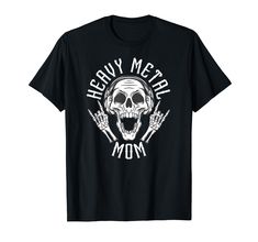 PRICES MAY VARY. Heavy Metal Mom Shirt. These Heavy Metal Music Fan Shirts For Women Are A Great Gift Moms Who Are Metalheads. Perfect For A Concert Mom Going To A Metal Music Festival. Features Skull Wearing Headphones With Metal Horns. Rock Shirt For Women Into Heavy Metal Music, A Great Metal Shirt For Moms Who Are Into Head Banging Heavy Metal Music. Lightweight, Classic fit, Double-needle sleeve and bottom hem Metal Music Festival, Skull Wearing Headphones, Metal Horns, Metal Shirt, Wearing Headphones, Metal Shirts, Great Gifts For Dad, Heavy Metal Music, Music A