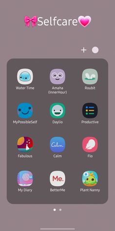 Selfcare Apps Iphone, Apps Must Have Iphone Self Care, Apps For Skin Care, Apps For Healthy Lifestyle, Aesthetic Apps For Studying, Selfcare Apps Android, Best Diary Apps, Apps For Routines, Aesthetic Apps For Iphone