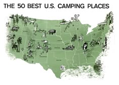 the 50 best u s camping places in the united states, by state and country