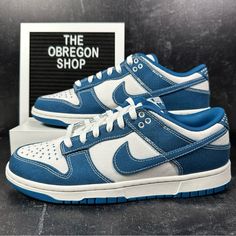 Up For Sale Is A New Pair Of Nike Dunk Low Retro Se Sashiko Industrial Blue Mens Shoes Size 9.5 Twill White. Price Is Firm. If Opting For Shipping, I Will Ship Same Business Day For A Fast Arrival Time. I Do Ship Priority Mail And The Item Should Arrive Within 1-3 Business Days. Please Review Photos And Reach Out With Additional Questions. Thanks For Looking! Nike Custom Sneakers With Textured Sole Lace-up, Nike Skate Shoes With Textured White Sole, Blue Canvas Skate Shoes With Rubber Sole, Blue High-top Custom Sneakers With Perforated Toe Box, Blue Low-top Canvas Sneakers, Sporty Blue Canvas Shoes With Speckled Midsole, Blue Canvas Low-top Custom Sneakers, Blue Lace-up Sneakers With Speckled Midsole, Nike Blue Skate Shoes With Rubber Waffle Outsoles