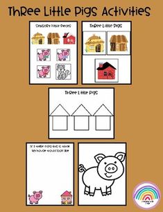 three little pigs activities for preschool