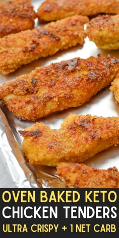 These Crispy Oven Baked Keto Chicken Tenders are just what you’ve been craving! These delicious low carb, gluten free chicken tenders are about 1 net carb for two tenders! Baked Keto Chicken, Keto Chicken Tenders, Gluten Free Chicken Tenders, Low Carb Low Fat Recipes, Boiled Egg Diet Plan, Boiled Egg Diet, Best Low Carb Recipes, Low Carb Diet Recipes