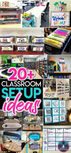 the top 20 classroom setup ideas for teachers to use in their homes and school days