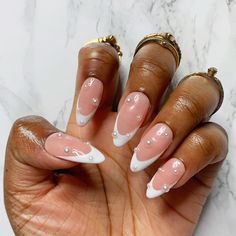 Pearl Tip Nails ubicaciondepersonas.cdmx.gob.mx Nails Kurz, Pearls Nails, Chrome Almond, Nails With Pearls, 22 Nails, Nails Pearl, Short Red Nails, White Almond Nails, Pearl Chrome