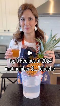 165K views · 9.6K reactions | Tepache originated from the Nahua people of central Mexico. It is a traditional fermented beverage, crafted from pineapple, water, and spices. I’ve learned from my Hispanic friends who grew up with it that they either love it or hate it… I love it, so give it a go and tell me what you think. 

My journey with Tepache began at a local restaurant where I was introduced to it by chefs trained in Mexico City. When they took it off the menu because it was not a popular seller, they generously shared their knowledge, teaching me how to make this basic recipe at home. This drink became a part of my holistic approach to health, incorporating its diverse yeast and bacterial cultures to support my well-being.

 Here’s how I make Tepache 🍹 

Ingredients:
- 1 organic pin Fresh Fruit Desserts, Kombucha Recipe, Fermented Drink, Holistic Approach To Health, Hormone Health, Homemade Remedies, Health Drink, Basic Recipes, Fermented Foods