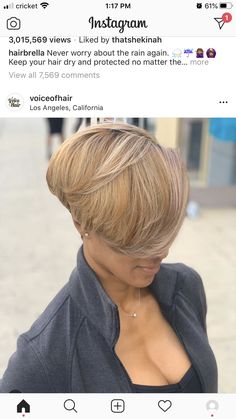 Layers Tutorial, Butterfly Bob, Blonde Highlights Short Hair, Short Hair Highlights, Natural Hair Cuts, Meagan Good, Tapered Hair, Short Haircut Styles