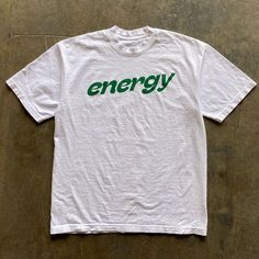 Energy Tee Easy 30 day return policy Surf T Shirts, Quilt Size Chart, Alt Clothes, Chill Fits, Handmade Leather Wallet, 가을 패션, T Shirt Oversized, Art Clothes, Teacher Shirts